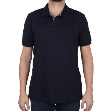 Imagem de Camisa Polo Masculina Ogochi MC Essencial Slim Preta 007001-Masculino