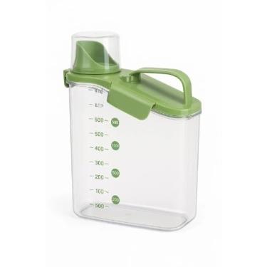 Imagem de Frascos Para Armazenamento De Arroz E GrãOs(VERDE,1,6 LITROS)