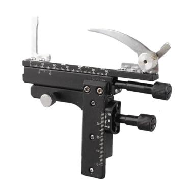 Imagem de FTVOGUE Compasso de Calibre Móvel para Microscópio, Estágio Móvel para Microscópio, Estágio Mecânico de Alta Fixação, Compasso de Calibre de Precisão para Fácil Instalação, Versátil e Conveniente,