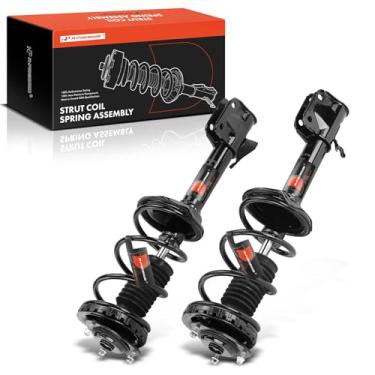 Imagem de A-Premium Conjunto de 2 peças traseiro completo amortecedor e conjunto de mola helicoidal compatível com Subaru Impreza 2002 2003, vagão