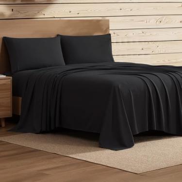 Imagem de Coleman Conjunto de lençóis King Size – Roupa de cama durável com coração ao ar livre, elegante e confiável para quarto ou cabine – cor sólida premium, construído para conforto, estilo e uso ocasional