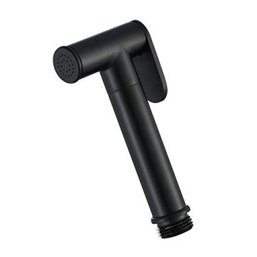 Imagem de uhyOHF Cabeça de pulverizador de bidê portátil de latão cabeça de chuveiro de bidê de banheiro preto torneira de bidê para limpeza de vaso sanitário, higiene pessoal, B (B