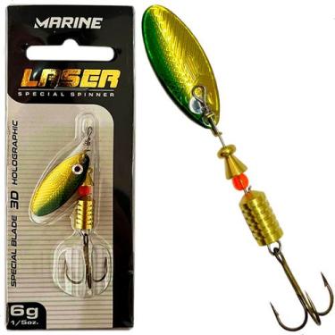 Imagem de Isca Artificial Pesca Marine Sports Spinner Laser 6g Fundo, Spinner La