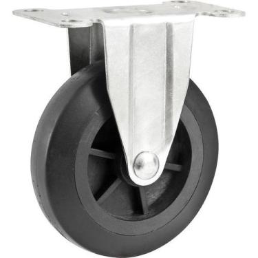 Imagem de Rodizio fixo 4" para carrinho plastico 150kg - Nove54