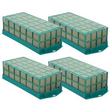 Imagem de 4 peças gaiola de espuma floral arranjos de flores suprimentos blocos gaiola de flores retangulares secas e molhadas suportes de gaiolas de flores tijolos para casamento, casa e jardim, decorações de