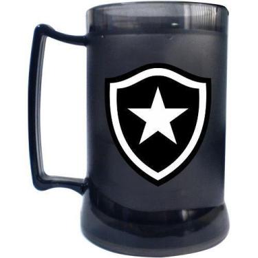 Imagem de Caneca Gel Botafogo Preta - TATUAPE BRINDES