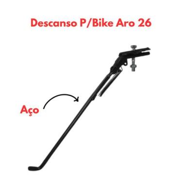 Imagem de Descanso Central Bicicleta 26 Aço Preto Tipo Sueco - GOAL
