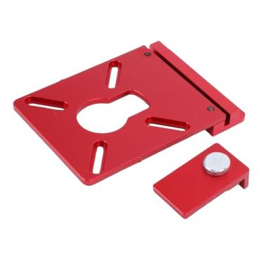 Imagem de Asixxsix Adaptador de Trilho Guia de Roteador de Liga de Alumínio para Roteadores de Acabamento de Base Fixa Com Parada de Trilho, Compatível Com Acessórios Powertec, Kreg, WEN Track