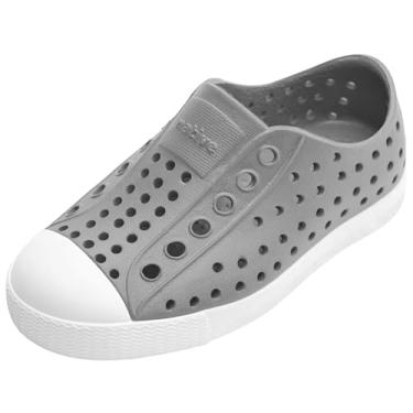 Imagem de Native Shoes - Jefferson, sapato infantil, Pombo cinza/concha branca, 6 Toddler