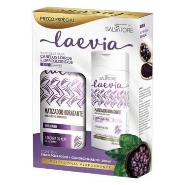 Imagem de Kit Laevia By Salvatore Matizador Hidratante Sh 400Ml + Co 180Ml (Reco