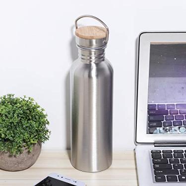 Imagem de GLOGLOW Garrafa Esportiva de Aço Inoxidável 304, Garrafa de água Portátil Leve, 500ml 750ml, para Caminhadas, Acampamento, Ciclismo, Utensílios de Mesa Fitness (750ml)