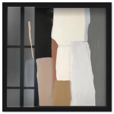 Imagem de Passageway II Shadowbox Print Modern Boho Wall Art por Art Remedy, moldura preta, 53 x 53 cm