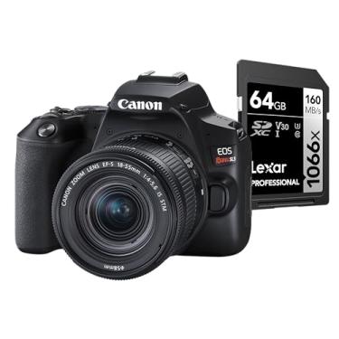 Imagem de Câmera Digital Canon EOS Rebel SL3 (BKUS) 1855F4STM BR kit com Cartão de Memória Lexar Silver 64GB