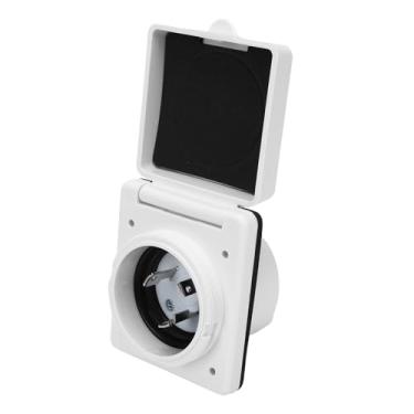 Imagem de Hilitand 30a Power Inlet Box Retardante RV Plug Plug Shore Inlet Com Capa à Prova de Intempéries para Trailer de Campista Boat Marine Uso Outdoor Uso