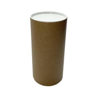 Imagem de Kit 20 Tubo Lata Kraft Lembrança de Batismo Festa de Criança P/Doce Brinquedo 8x18