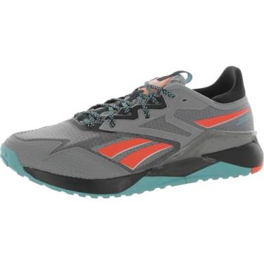 Imagem de Reebok Tênis masculino Nano X2 Tr Adventure Cross Trainer, Cinza puro/preto/azul-petróleo clássico, 9.5