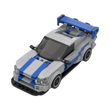 Imagem de Conjunto De Blocos De Montar De Corrida MOC Speed City Champion Racer 