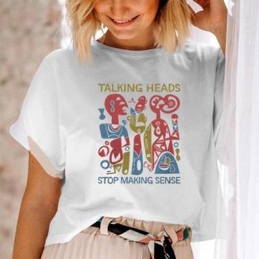 Imagem de Estilo Retro Falando Cabeça Camisa, Camisa Indie Shoebox, Pare de Faze