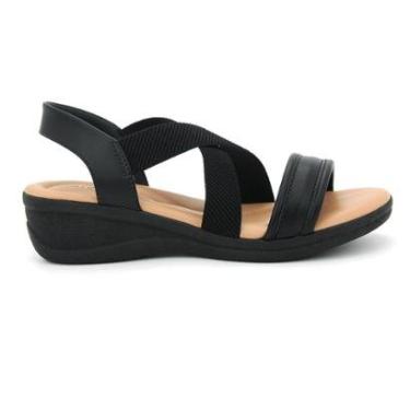 Imagem de Sandália Comfortflex Feminina 2588303 Joanete Salto Anabela-Feminino