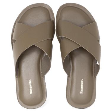 Imagem de Sandália Masculina Reserva Go Atenas X Couro Confortável Palmilha Anatômica 751340003-Masculino