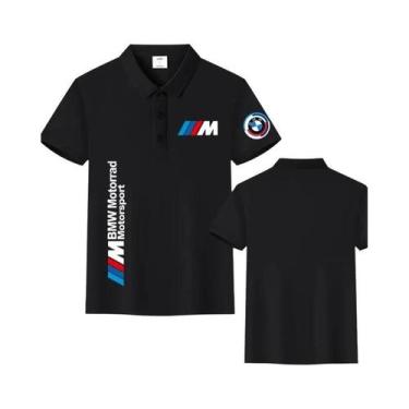 Imagem de Camisa Polo De Manga Curta Unissex BMW Motorrad Para Equipes De Motoci