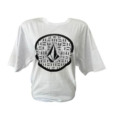 Imagem de Camiseta Volcom Silk Circle Texture Masculina-Masculino