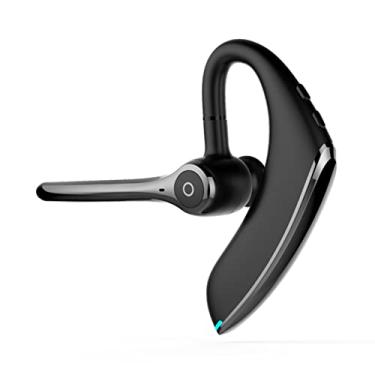 Imagem de Fone de ouvido empresarial F910 BT 5 0 Earpiece com dois microfones cancelamento ruído Hands- Fones braço articulado giratório Confortável e leve para trabalho Dirigir Reunião no escritório