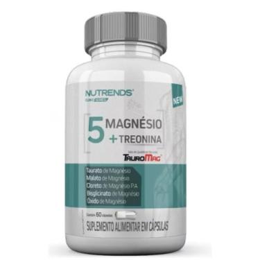 Imagem de 5 Magnésio + Treonina Nutrends - 60 Cápsulas - Nutrends LTDA