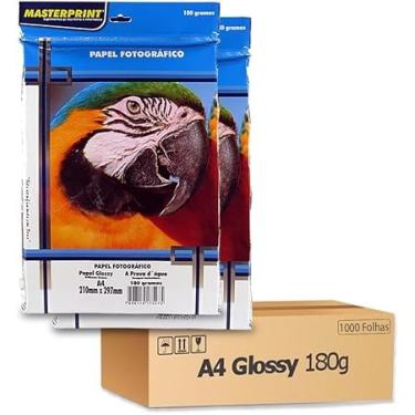 Imagem de Papel Fotográfico A4 Glossy 180g 300 Folhas Masterprint