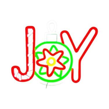 Imagem de Letreiro Neon LED Vibrante De Feliz Natal, Decoração De Parede, Luz De