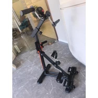 Imagem de Bicicleta ergométrica com puxador de braço para idosos (preto)