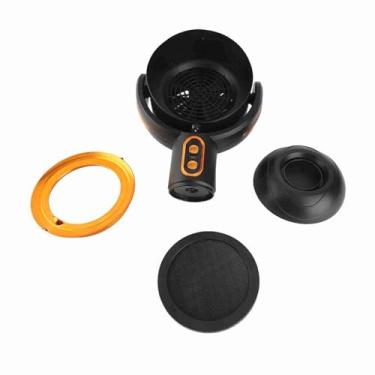 Imagem de Generic Exaustor de Mesa, 8W 2 Velocidades 5V ABS Com Economia de Espaço Portátil para Casa (Preto Dourado)