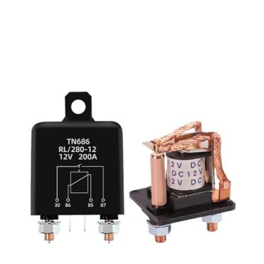 Imagem de Relé de partida 200 A 120 A 100 A 12 V 24 V potência automotivo relé de partida de corrente pesada para carro relé de carro caminhão partida eletrônica (200A, 48V)