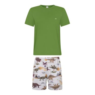 Imagem de Pijama Infantil Menino Bege Dinoland Alakazoo-Masculino