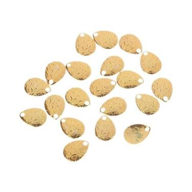 Imagem de Lâminas De Metal Em Forma De Gota Para Pesca, 20 Peças, Acessórios DIY