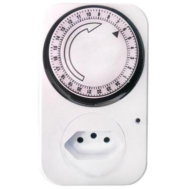 Imagem de Timer Temporizador Analógico 110/220v Programável Lig Deslig - Timer T