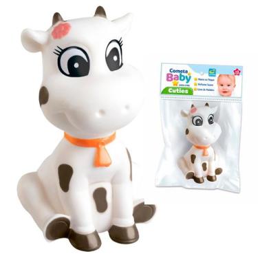 Imagem de Vaquinha Brinquedo Soft Para Bebê Mordedores Bichinhos 100% Vinil Maci
