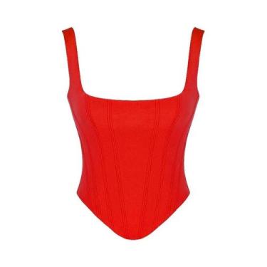 Imagem de Top Camisola Bandage Preto Para Mulheres, Sexy, Cropped, Roupas De Fes