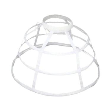 Imagem de Saia De Crinolina Branca Feminina Para O Verão Com 2, 3, 4, 5 Arcos Pa