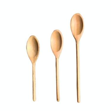 Imagem de Conjunto 3 Colheres Madeira 24,26 e 32 Cm - Stolf