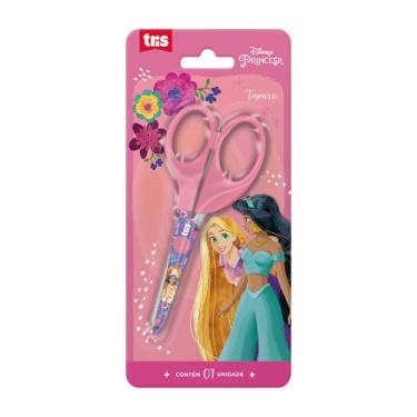Imagem de Tesoura Escolar Princesas, Disney, 7897476623627, Rosa