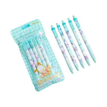 Imagem de Caderno A6 Kuromi My Melody Cinnamoroll Com Fecho Magnético, Papel De 