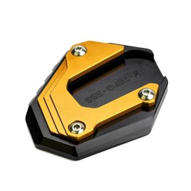 Imagem de Anti-derrapante Para f850gs/f750gs f850 gs aventura f 750 850 gsa 2018-2021 2022 2023 extensão do suporte lateral kickstand(Ouro)