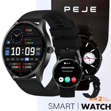 Imagem de Smart Watch Peje Zw02 Pro Relogio Bateria De Longa Duração IP68 Original Tela Amoled 1.39-Unissex