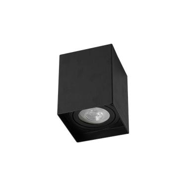 Imagem de Spot De Sobrepor Recuado Nordecor Loyo Up Par 20 E27 Quadrado Preto