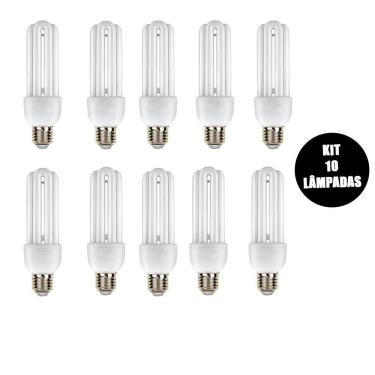 Imagem de Lampada Fluorescente 220v 10 Uni 15w Branco Frio Iluminaçao