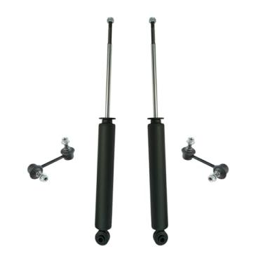 Imagem de TRQ Kit de suspensão de elos de extremidade da barra oscilante do amortecedor traseiro, 4 peças, compatível com 07-12 CX-7