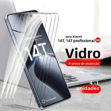 Imagem de Protetores De Tela De Vidro HD 9H Para Xiaomi 14T 14T pro 14TPro 5G - 