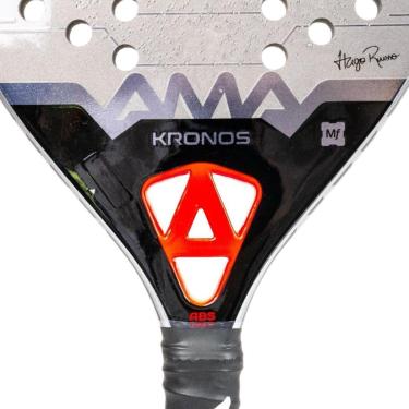 Imagem de Raquete de Beach Tennis Ama Sport Kronos 2025 Hugo Russo Carbono 3k Metal Fusion-Unissex