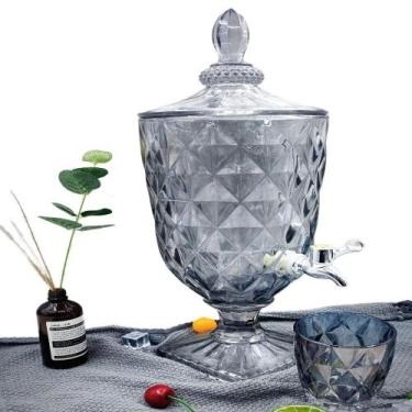 Imagem de Dispensador suqueira cristal 3 l bebidas grande agua eventos - Yeet